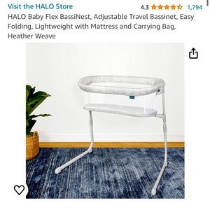 Halo bassinet and fitted sheet